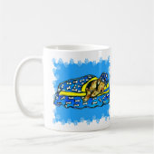 Schlafen Airedale Kaffeetasse (Links)