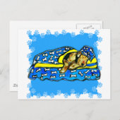 Schlafen Airedale Postkarte (Vorne/Hinten)