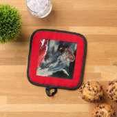 Schlafen am sonnigen Morgen Oven Mitts & Pot Holdi Topflappen (Oben Unten)