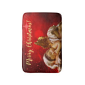 Schlafen Angel Baby Jesus Weihnachten Badematte (Vorderseite Vertikal)