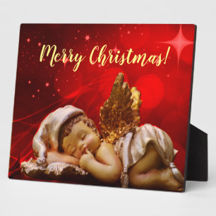 Schlafen Angel Baby Jesus Weihnachten Fotoplatte