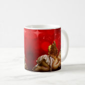 Schlafen Angel Baby Jesus Weihnachten Kaffeetasse (VorderseiteRechts)