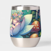 Schlafen auf einer Blume Märchenfest Personalisier (Rückseite)