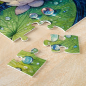 Schlafen auf einer Blume Märchenfest Personalisier Puzzle (Seite)