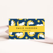 Schlafen, Babysitter, Tagesbetreuung, Kinderbetreu Visitenkarte