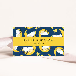 Schlafen, Babysitter, Tagesbetreuung, Kinderbetreu Visitenkarte