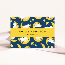 Schlafen, Babysitter, Tagesbetreuung, Kinderbetreu Visitenkarte