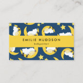 Schlafen, Babysitter, Tagesbetreuung, Kinderbetreu Visitenkarte (Vorderseite)