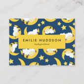 Schlafen, Babysitter, Tagesbetreuung, Kinderbetreu Visitenkarte (Vorderseite)