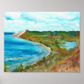 Schlafen Bar Dunes Lakeshore Museo Cantonale d'Art Poster (Vorne)