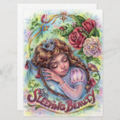 Schlafen Beauty Princess Blume Kunst, Dichtung und (Vorne/Hinten)