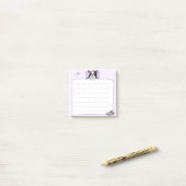 Schlafen Boston Terrier Post It Notes Post-it Klebezettel (Auf Schreibtisch)