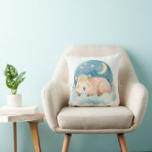 Schlafen Capybara Boho Name Kinderzimmer Pillow Kissen (Stuhl )