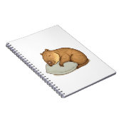 Schlafen Capybara Sleepybara Notizblock (Rechte Seite)