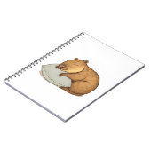 Schlafen Capybara Sleepybara Notizblock (Linke Seite)
