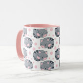 Schlafen Chat-Tasse Tasse (Vorderseite Links)