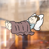 Schlafen Fensteraufkleber (Blatt 2)