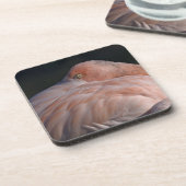 Schlafen Flamingo Set von 6 Untersetzer (Linke Seite)