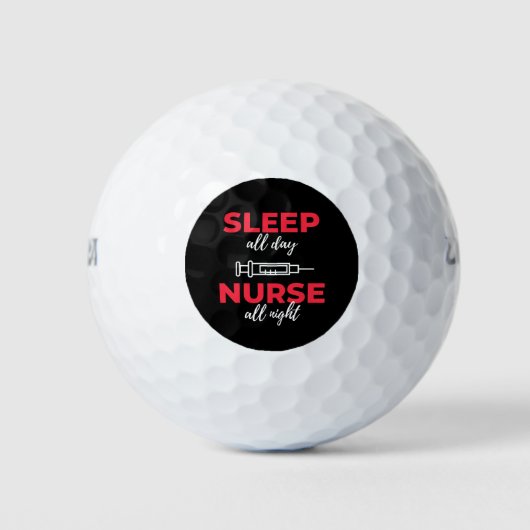 Schlafen Ganztagsnähe Golfball (Vorderseite)