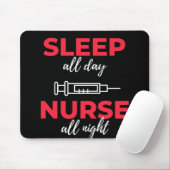 Schlafen Ganztagsnähe Mousepad (Mit Mouse)
