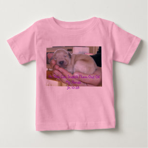 Schlafen Goldendoodle Puppy Scripting Säugling Shi Baby T-shirt