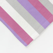 Schlafen Graukatze Muster Fleece Blanket (Ecke)