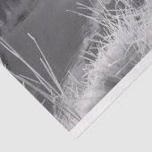 Schlafen Hochlandkuh schwarz und weiß Decoupage Seidenpapier (Ausschnitt)