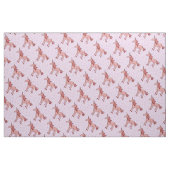 Schlafen Hübsch Rosa Einhorn Stoff (Yard (91,4 cm))