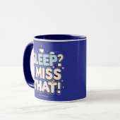 Schlafen? Ich vermisse das! Funny Mama Gift Tasse (Vorderseite Links)