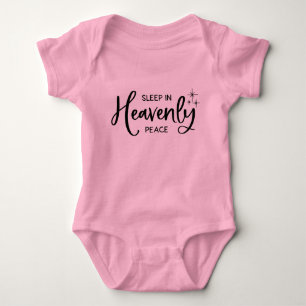 Schlafen in Himmlischem Frieden Baby Strampler