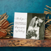 Schlafen in Peace Script Foto Erinnerung Fotoplatte (Seite)