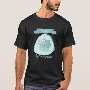 Schlafen ist mein superkraftvoller Schlaf T-Shirt