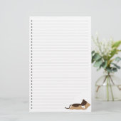 Schlafen Kitchenette Pet Stationery Briefpapier (Stehend Vorderseite)