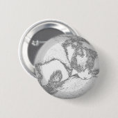 Schlafen Kitty Kontur Button (Vorne & Hinten)