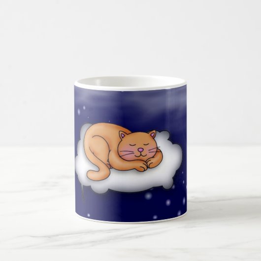 Schlafen Kitty Tasse (Mittel)