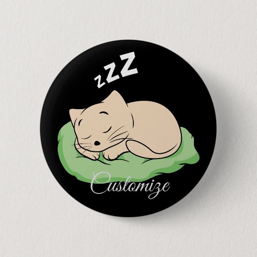 Schlafen Kitty Thunder_Cove Button (Vorderseite)