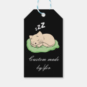 Schlafen Kitty Thunder_Cove Geschenkanhänger (Rückseite)