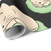 Schlafen Kitty Thunder_Cove Geschenkpapier (Rolleneckpunkt)