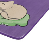 Schlafen Kitty Thunder_Cove Schneidebrett (Ecke)