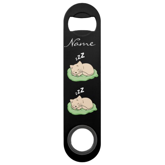 Schlafen Kitty Thunder_Cove Speed Flaschenöffner (Vorderseite)