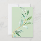 Schlafen Koala Baby Dusche Vorhersagen & gut wolle Einladung (Rückseite)