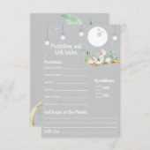 Schlafen Koala Baby Dusche Vorhersagen & gut wolle Einladung (Vorne/Hinten)