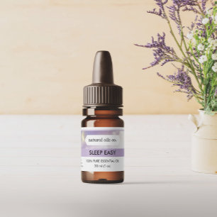 Schlafen leicht ätherische Öle Duftstoff Flaschene Aufkleber