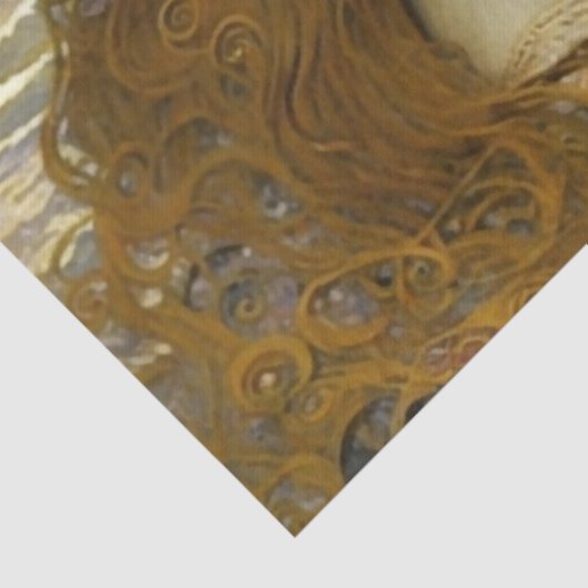 Schlafen Meerjungfrau Träumen von goldenen Muschel Seidenpapier (Detail)