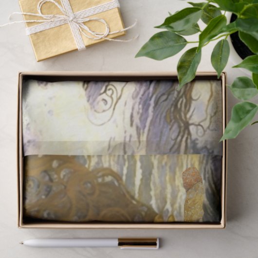 Schlafen Meerjungfrau Träumen von goldenen Muschel Seidenpapier (Geschenk)