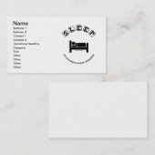 Schlafen mein Lieblingsmodus operandi Visitenkarte (Vorne/Hinten)