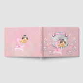 Schlafen Mermaid Baby Girl Pink Muschel Perlen Gästebuch (Voll)