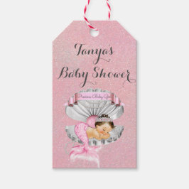 Schlafen Mermaid Baby Girl Pink Muschel Perlen Geschenkanhänger