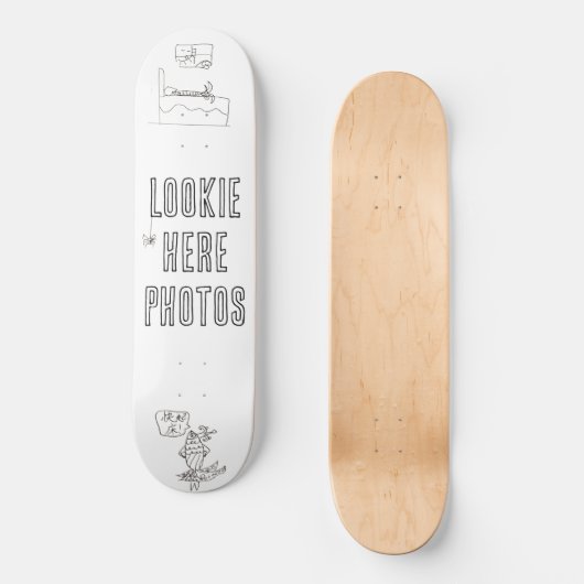 Schlafen mit den Fischen Skateboard (Vorderseite)