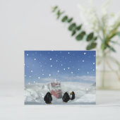 Schlafen mit den Pinguinen Postkarte (Stehend Vorderseite)